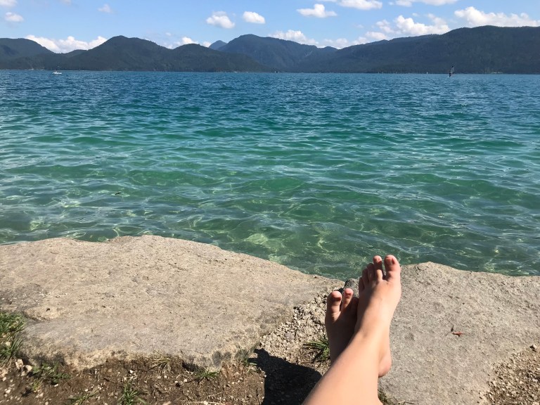 Munich walchensee feet