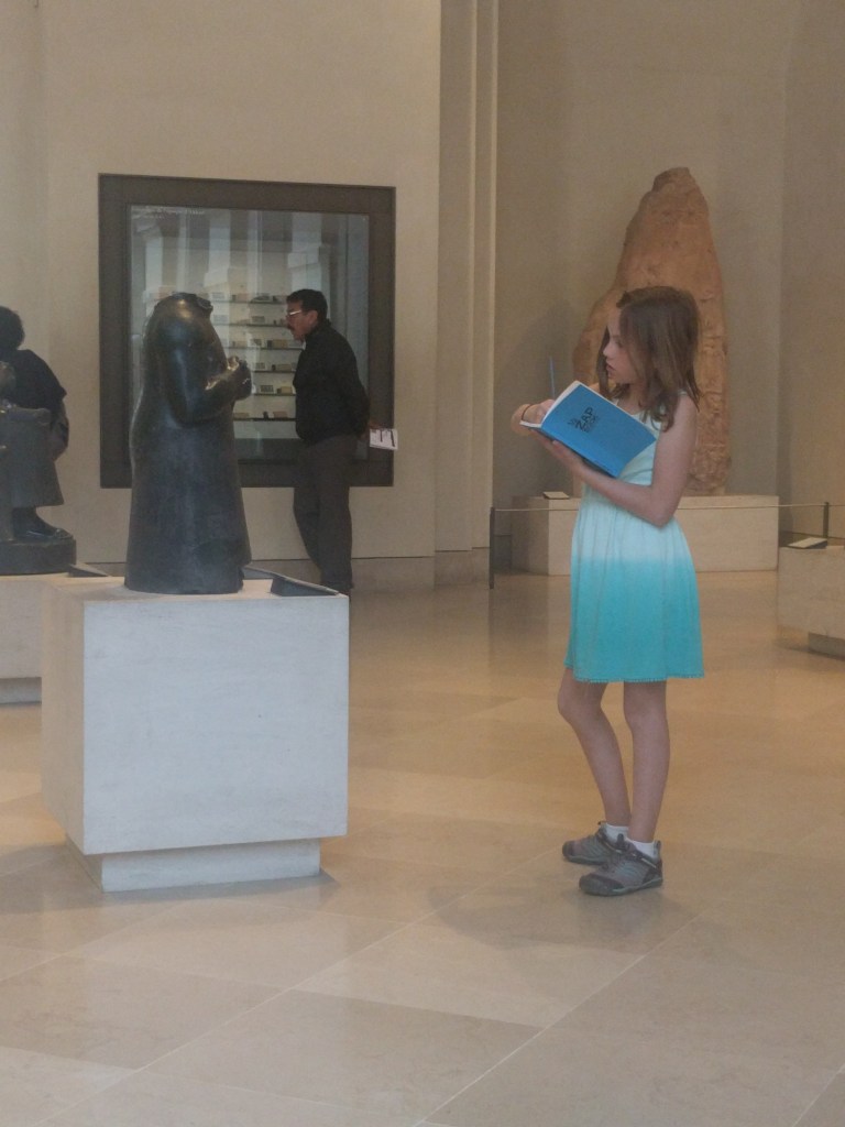 1 louvre audrey sketching