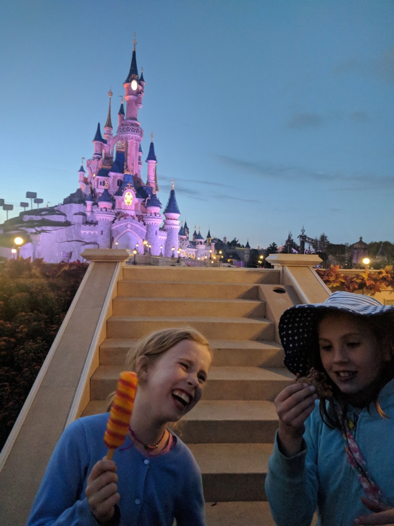 2 girls treats castle
