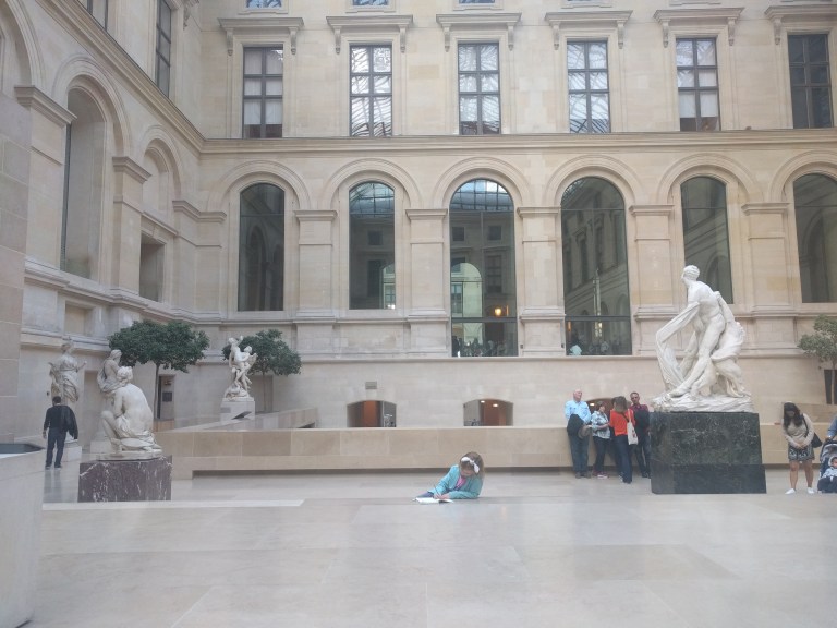 2 mo louvre sketching