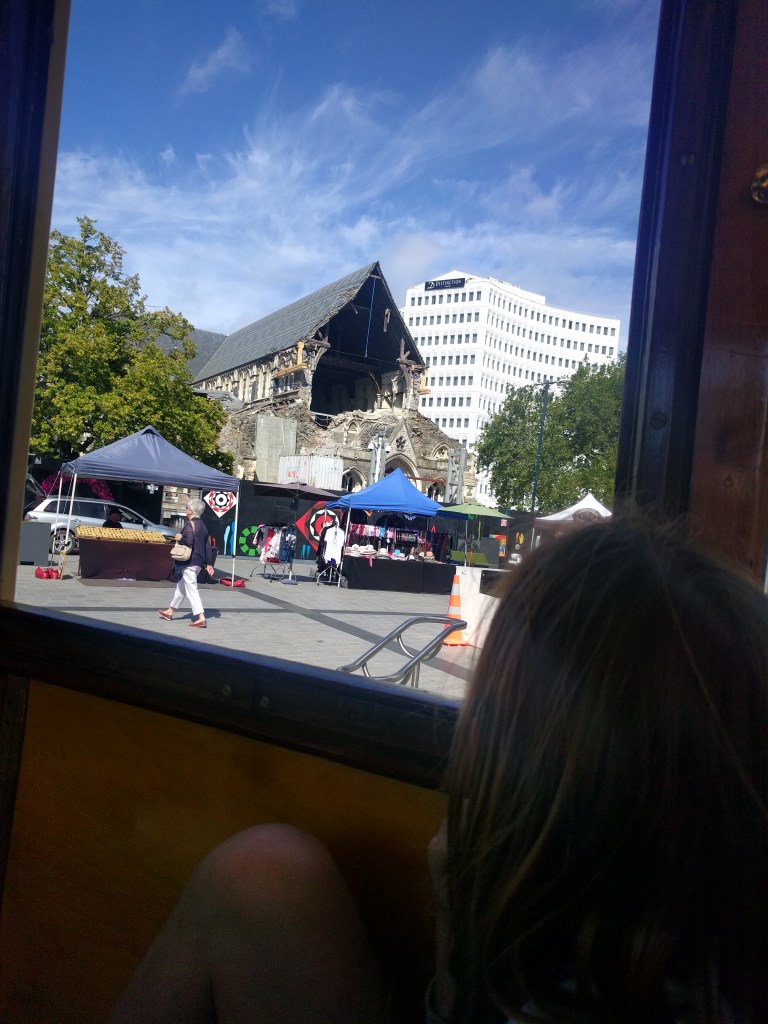 Christchurch damaged church