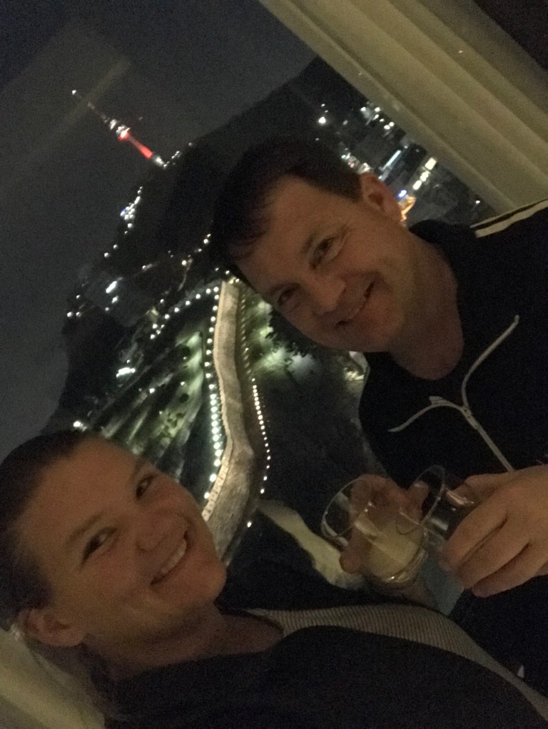 1 Seoul Dad rice wine and view